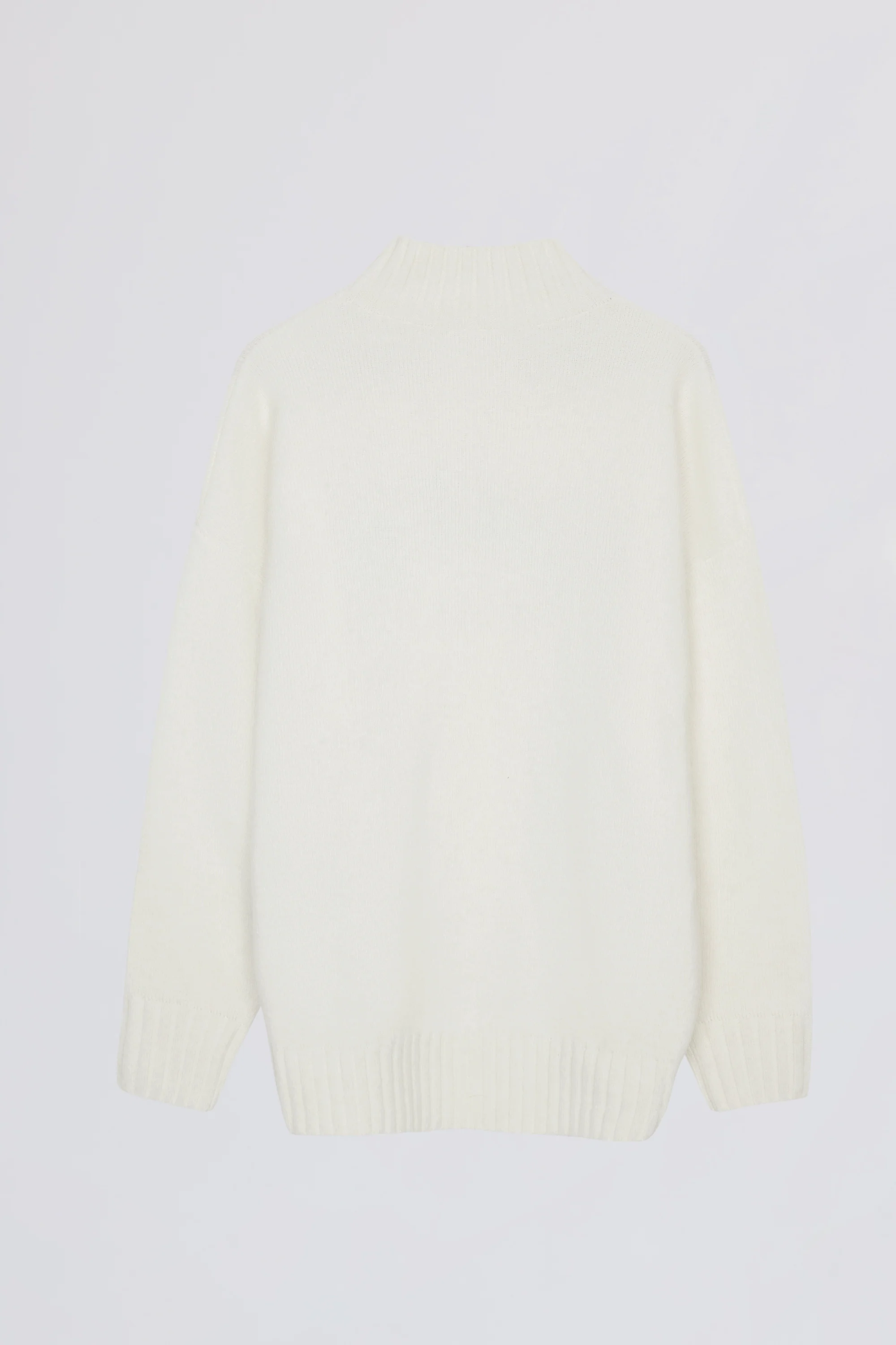Soft Knit Oversized Jumper in Marshmallow - Image 5