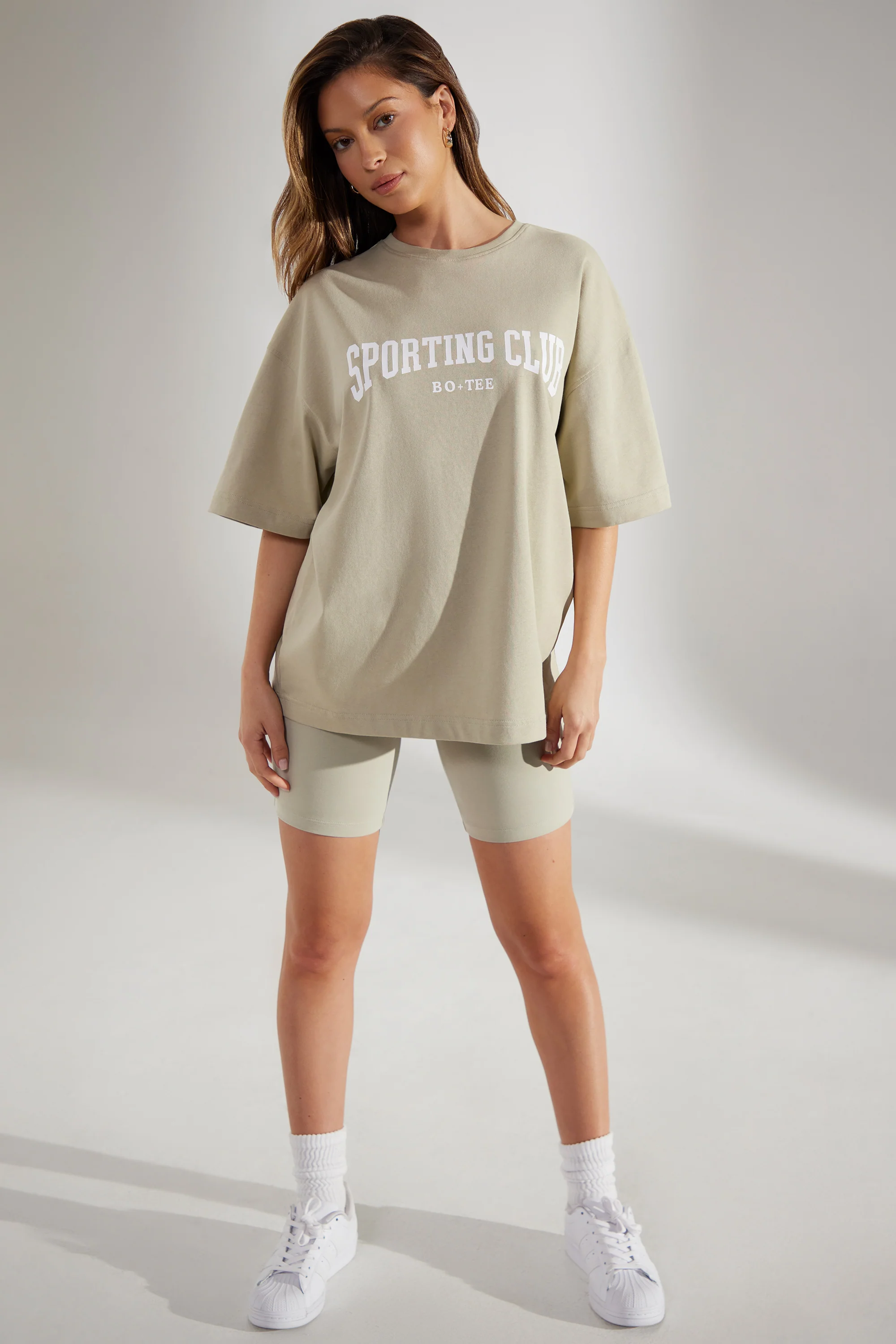 Society - Oversized Short Sleeve T-Shirt in Limestone - Image 7